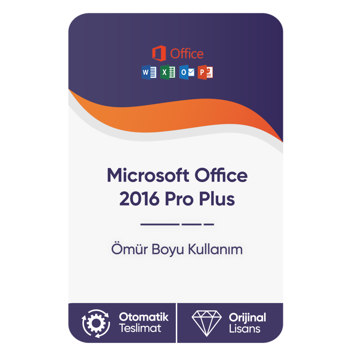 microsoft office 2016 pro plus omur boyu kullanim