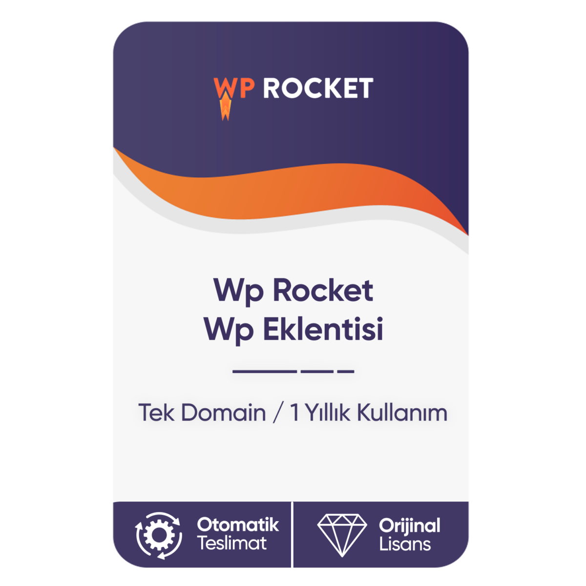 wp rocket wp eklentisi tek domain 1 yillik kullanim