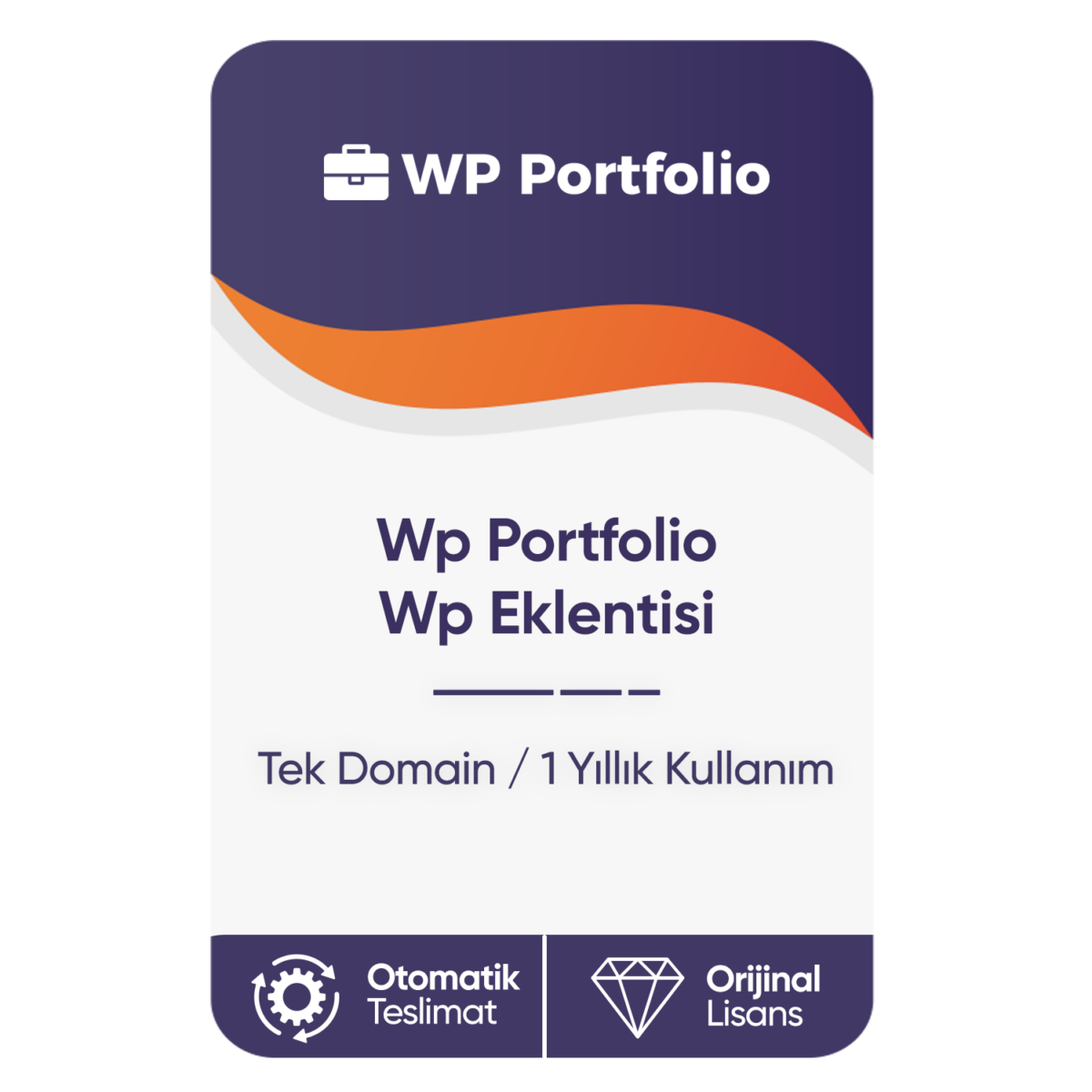 wp portfolio wp eklentisi tek domain 1 yillik kullanim