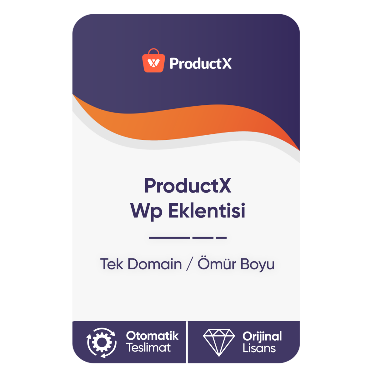 productx wp eklentisi tek domain omur boyu kullanim kullanim