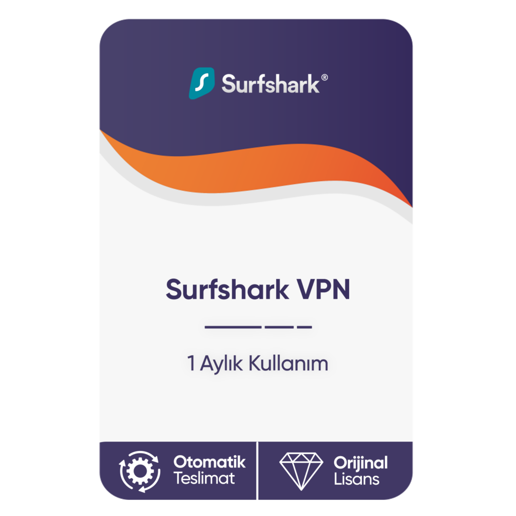 surfshark vpn 1 aylik kullanim